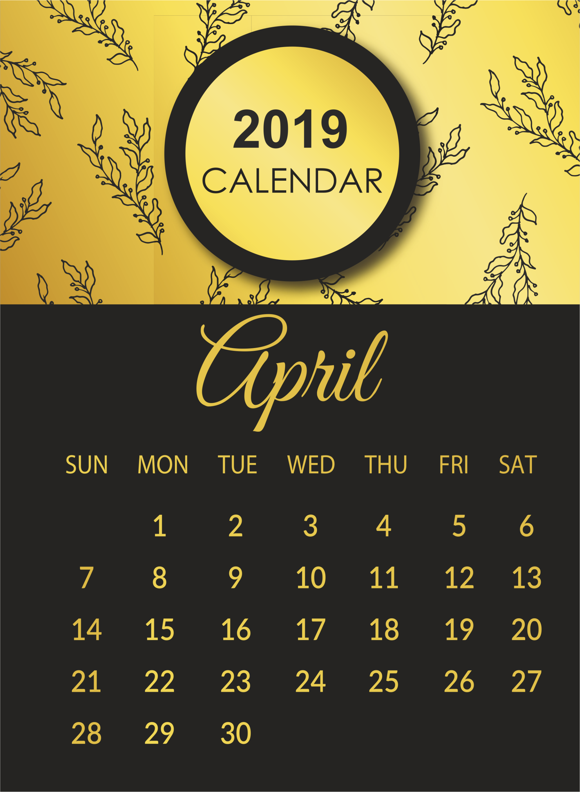free-january-2019-calendar-calendar-template